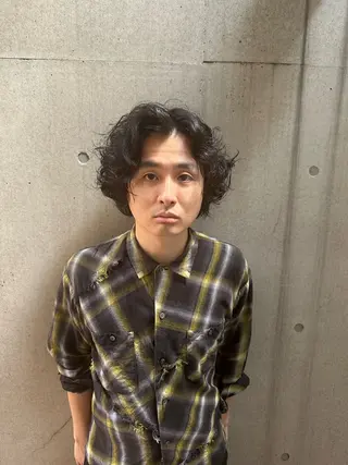 パーマ メンズ 似合わせカット /パーマ岡本淳平のヘアスタイル