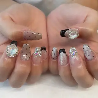 ネイル 💎🐰 saki. m 🐰💎のネイルデザイン