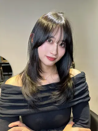 ロング カラー ワンホンヘア ケラチン/Kaitoのヘアスタイル