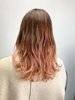 セミロング カラー 透明感ハイトーン☆ 今津 佑太のヘアスタイル