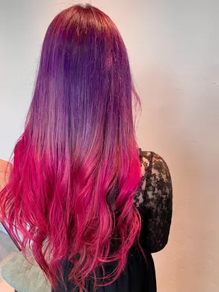 ロング カラー 立川/シールエクステ /みづきのヘアスタイル