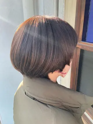 ショート ENIEN MAKE'S 立川所属・綾/ベージュカラー /パーマ🩰のヘアスタイル