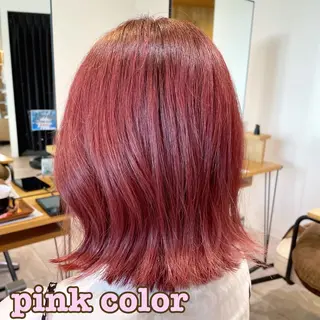 ミディアム カラー 南上 野々佳のヘアスタイル