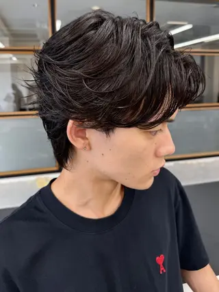 メンズ カラー特化⭐️透明感 ダブルカラー/近澤のヘアスタイル