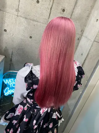 セミロング カラー 國分 伸也のヘアスタイル