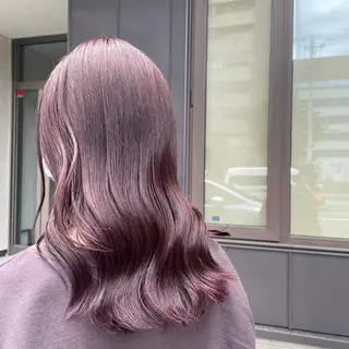 セミロング カラー 🌼RIKA🌼レデ ィース専門💖のヘアスタイル