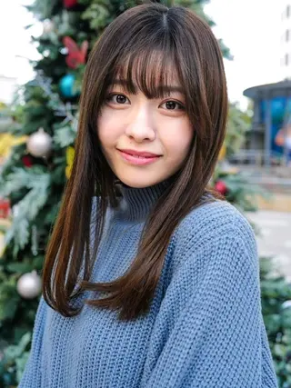 セミロング カラー ヘアアレンジ cecil hair 難波店所属・髪質改善透明感カラー /SHOGO☀️のヘアスタイル