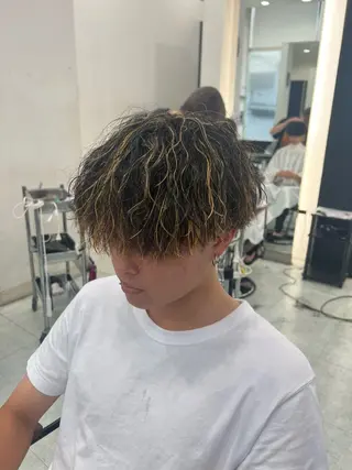カラー パーマ メンズ NEXT静岡所属・メンズカット/ 静岡メンズ/ひよりのヘアスタイル
