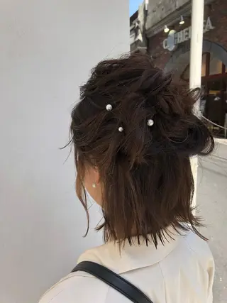 ショート ヘアアレンジ SALOWIN三軒茶屋店所属・髪質改善/艶髪 やまなかのヘアスタイル