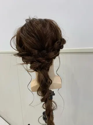 ロング ヘアアレンジ 小田切 栄司のヘアスタイル