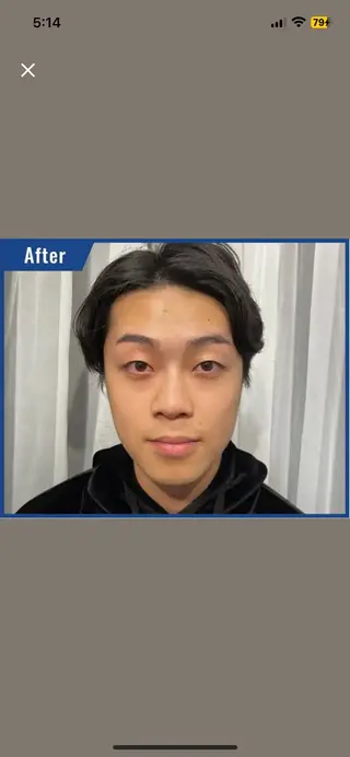 アイブロウ プラスエイト新宿店所属・メンズアイブロウ 山野の眉毛・アイブロウイメージ