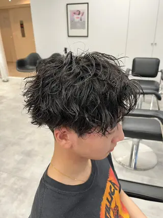 パーマ メンズ メンズパーマ/新潟/ 万代/高橋悠叶のヘアスタイル