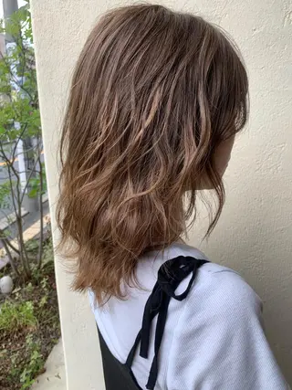 ミディアム 清光 泰之のヘアスタイル