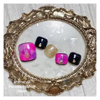 ミディアム ネイル 👑enen style👑のネイルデザイン