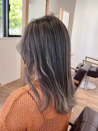 ミディアム カラー KIZU 髪質改善 オカルト怪談のヘアスタイル