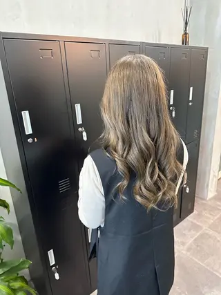 ロング カラー パーマ ヘアアレンジ cecil hair 難波店所属・髪質改善透明感カラー /SHOGO☀️のヘアスタイル