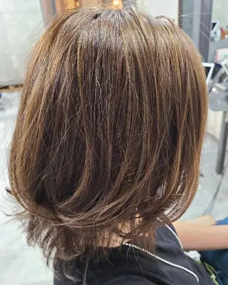 ミディアム カラー ヘアアレンジ terra✂️川嶋 大輔のヘアスタイル