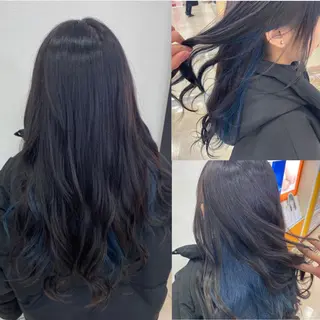 ロング メンズ縮毛矯正 ニュアンスパーマのヘアスタイル