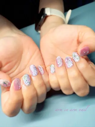ネイル arm in arm ︎✿Yamamotoのマツエク・マツパデザイン