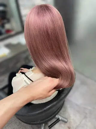 ロング ハイトーンエクステ 🎩カズキ🎩のヘアスタイル