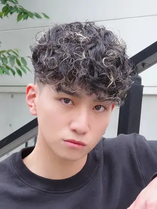 カラー パーマ メンズ fifth リュウセイのヘアスタイル