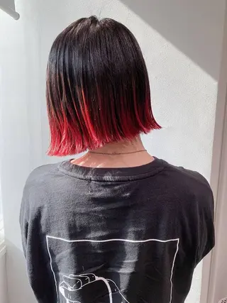 ミディアム 野田阪神/レイヤー/ ハイライト/yuuのヘアスタイル