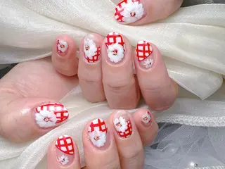 ネイル 🎀も ものネイルデザイン