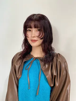 ミディアム harai nanakoのヘアスタイル