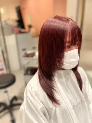 ロング 赤羽今日子/レイヤー /盛れる顔まわりのヘアスタイル