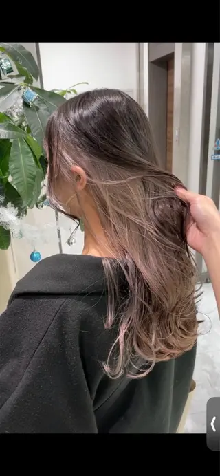ロング カラー SALOWIN札幌大通店所属・‎🤍札幌ハイトーン 🤍シンゴのヘアスタイル