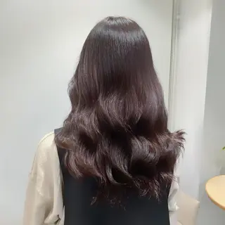 セミロング カラー 谷尾 拓海のヘアスタイル