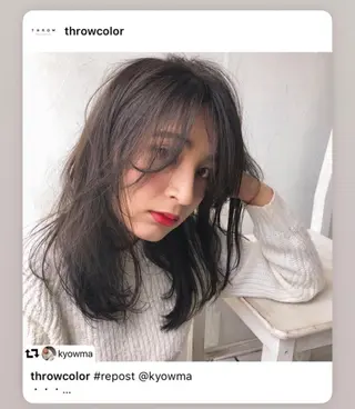 ミディアム カラー 関 京磨のヘアスタイル