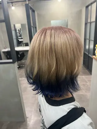 ショート カラー 小顔カット/髪質改善 /  店長 河井雄貴のヘアスタイル