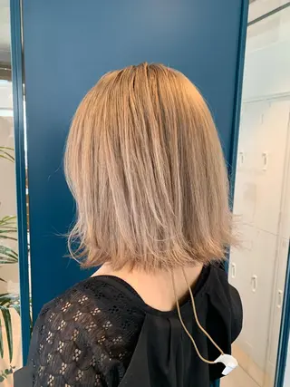 ショート カラー 縮毛矯正×艶カラー /中村勇太のヘアスタイル