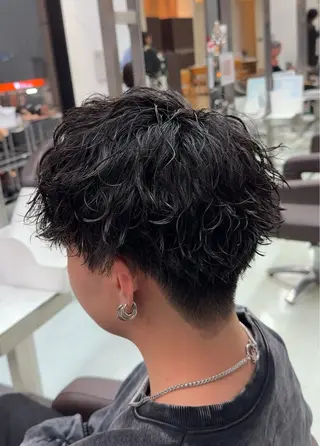 ショート パーマ 小芝涼介/レイヤー /メンズパーマ✂️のヘアスタイル