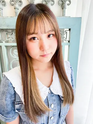 セミロング 表参道Lise おおいしおりのヘアスタイル