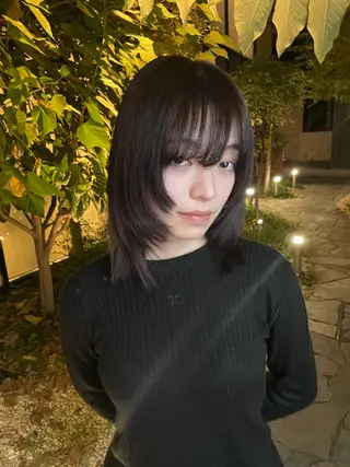 ミディアム カラー 🫧ハネエクステ Mitsuki🫧のヘアスタイル