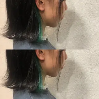 ミディアム カラー ♡美髪•艶髪♡砂川 なつきのヘアスタイル