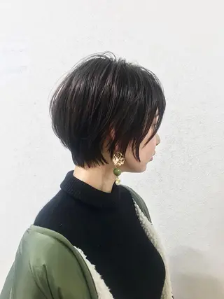 ショート カラー ハイトーン/レイヤー /ウルフ⭐️永田⭐️のヘアスタイル