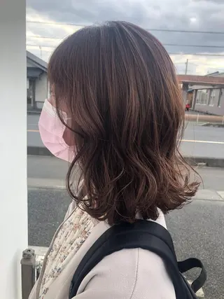 ミディアム カラー ⚡️メンズ/波巻き/ 片岡篤宣/水戸⚡️のヘアスタイル