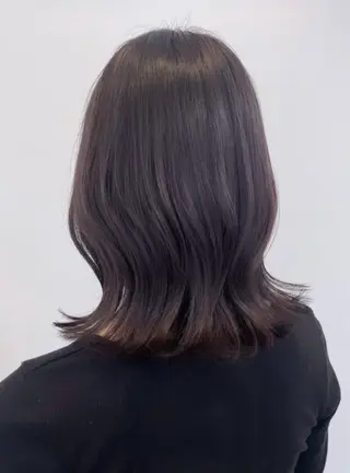 セミロング カラー 🌺パーマ&韓国ヘア 🌺あん🌺のヘアスタイル