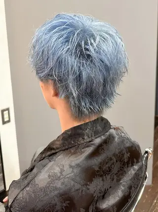 ショート カラー 早稲田/メンズパーマ /カラー/松井聖虎のヘアスタイル