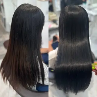 ロング 山崎結菜 🫧透明感カラーのヘアスタイル