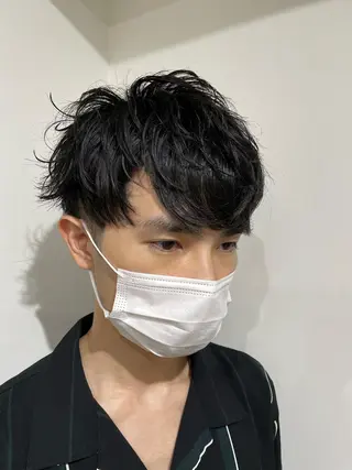 メンズ 🐬脱白髪染めカラー 清水大世🐬のヘアスタイル