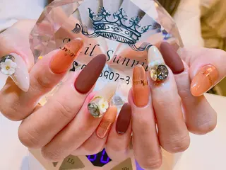 ネイル 長さだし専門店 M2　rikaのネイルデザイン