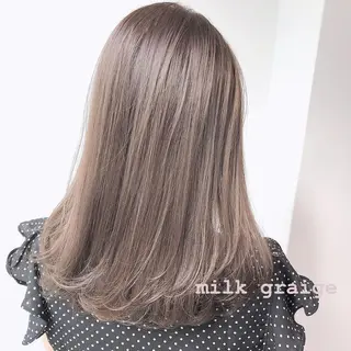 ミディアム カラー 💗🤍透明感カラー 🤍💗kanonのヘアスタイル