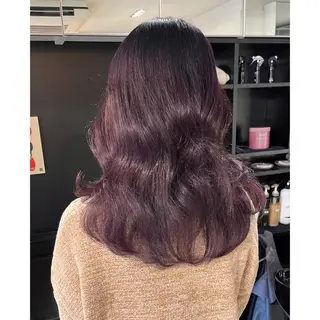 セミロング カラー LOTTA CUCCI所属・miyu /トレンド カラー×艶髪のヘアスタイル