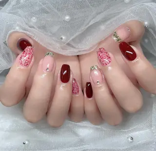 ネイル 🎀PG🩵 ネイルサロンのネイルデザイン