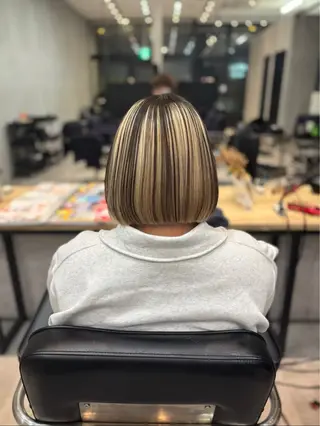 カラー 藤井 隼のヘアスタイル