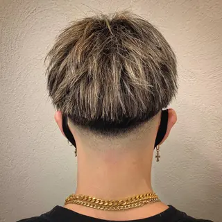 ショート カラー メンズ メンズ特化/パーマ/ メッシュ/竜成のヘアスタイル